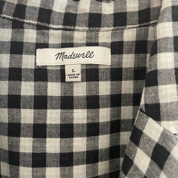 Madewell Swenson Gingham Top - Picture 3 of 3
